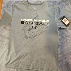 Under Armour Gray Baseball T-Shirt